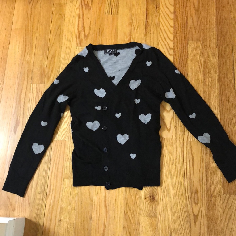 Sweater with hearts